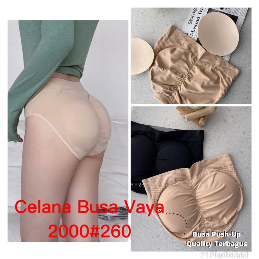 Celana dalam wanita busa bokong palsu Vaya 2000 murah