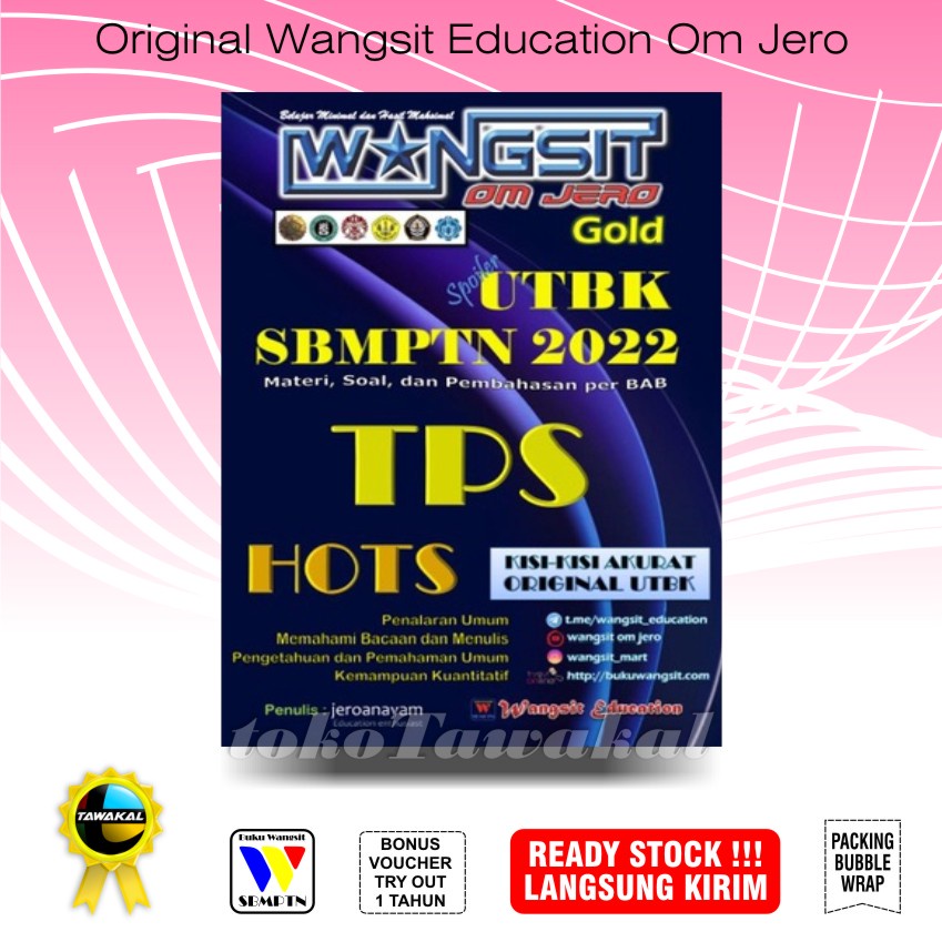 Buku Wangsit 2022 / UTBK SBMPTN 2022 / TPS GOLD