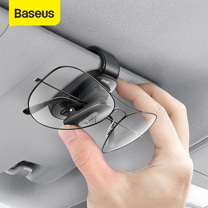 Baseus Car Hook Hanger Glasses Holder - Gantungan Kacamata - Kabel Data - Kartu