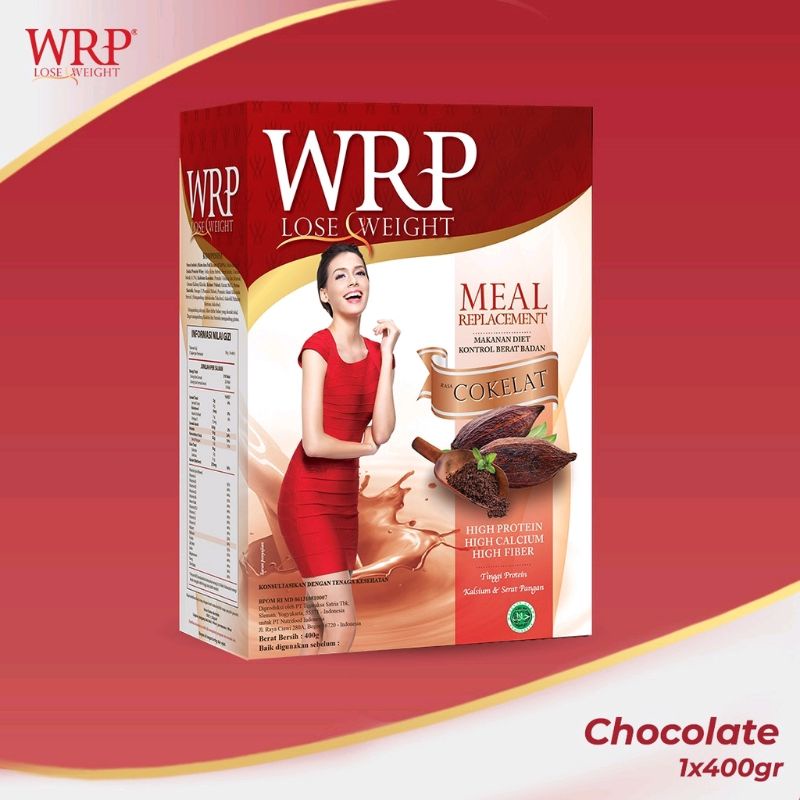 

Susu diet WRP Meal Replacement Chocolate 400 G