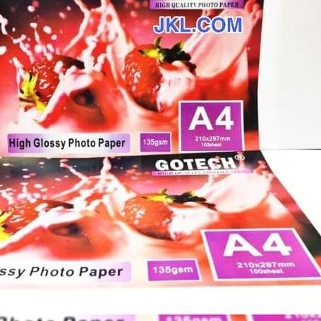 

photo paper glossy 135gsm gotech isi 100