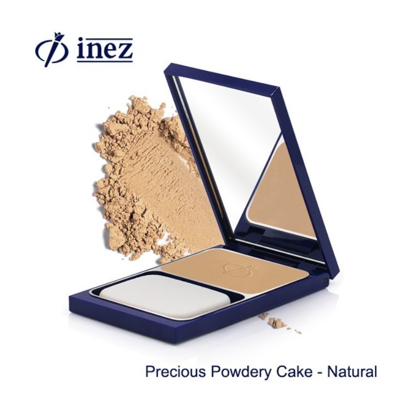 BEDAK INEZ Precious Powdery Cake/Pakai Tempat Kaca/ 100% 0RIGINAL INEZ