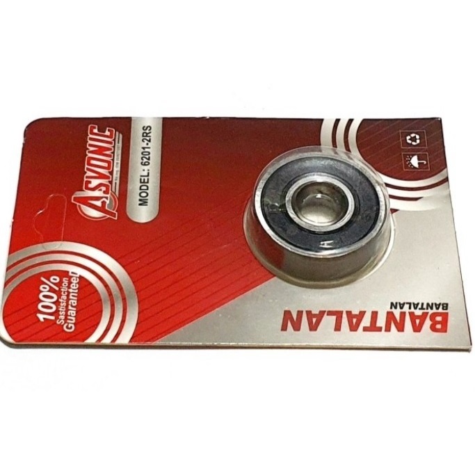 LAHER BEARING 6201 2RS PRES ( TUTUP KARET ) ASVONIC