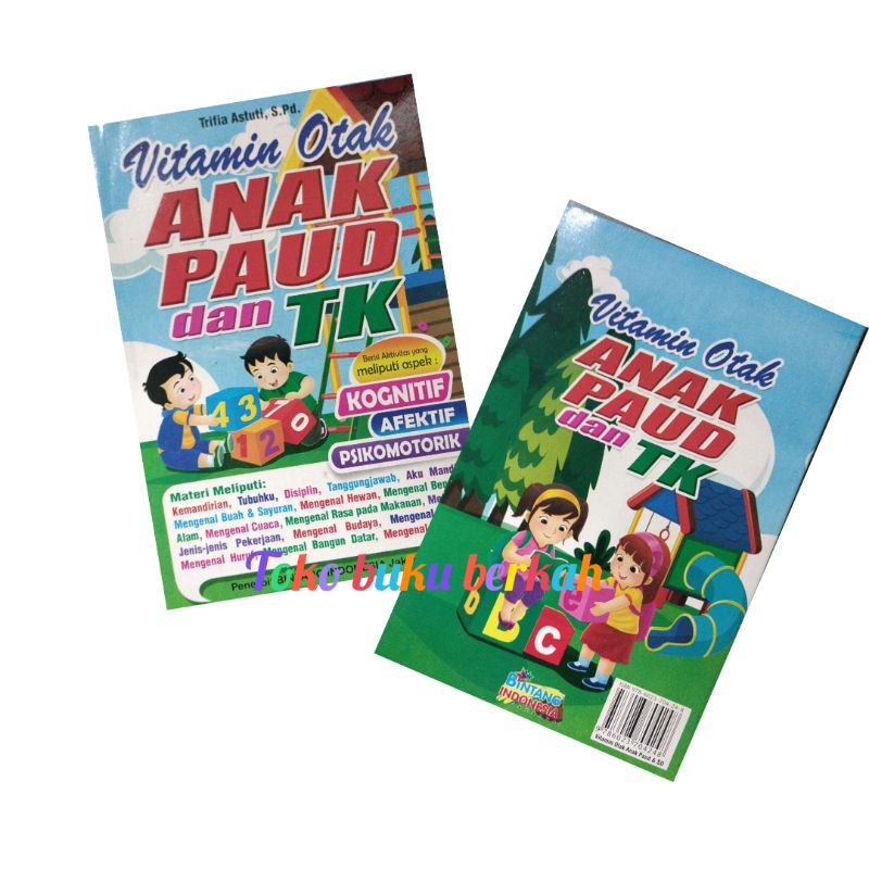 BUKU VITAMIN OTAK UNTUK ANAK PAUD DAN TK (15×25cm)