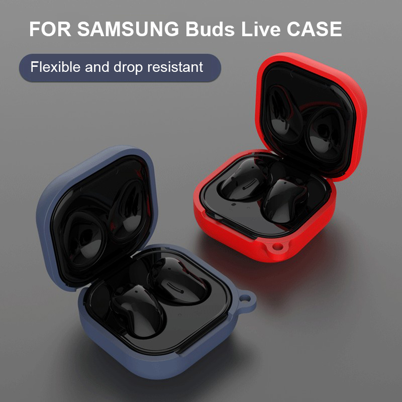 Soft Case Silikon Cover Belakang Dengan Kait Untuk Samsung Galaxy Buds Live 5a