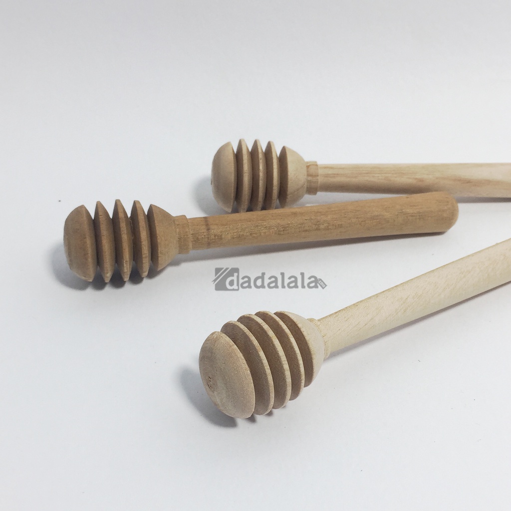 DADALALA Sendok Madu Kayu Anti Jamur Ukuran Kecil 12 Cm (Honey Dipper)