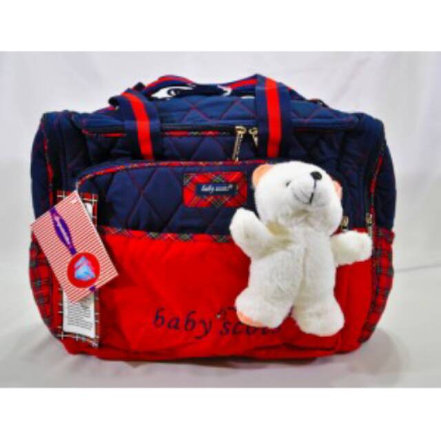 Baby Scots ISEDB011 Tas bayi BESAR Gratis boneka