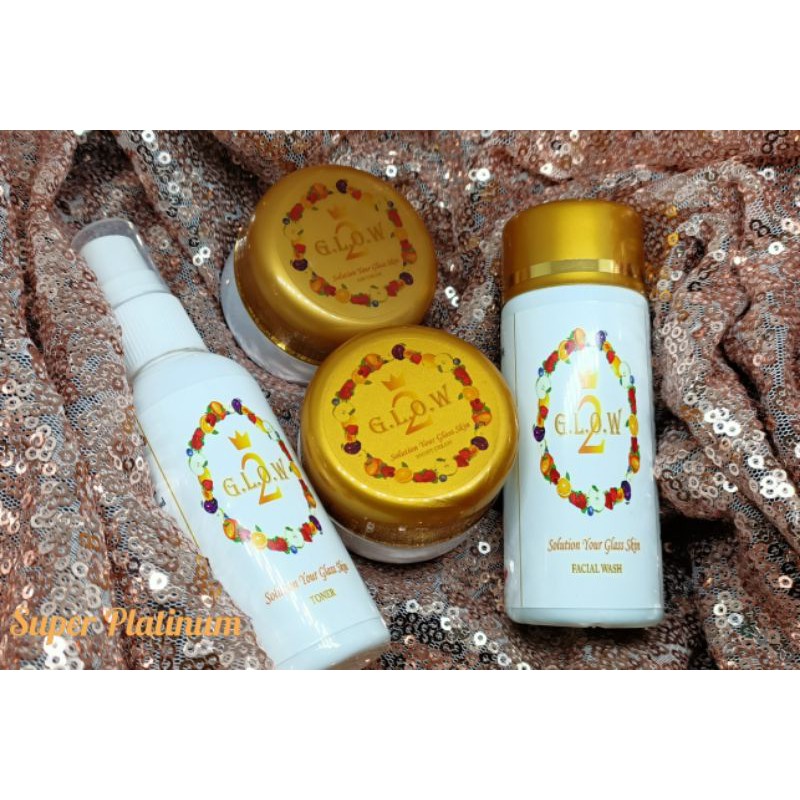 KHUSUS DROPSHIP 2 GLOW atau DOUBLE GLOW SKINCARE ORIGINAL BOOMING