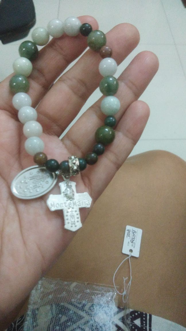 Gelang Rosario Giok - 10mm