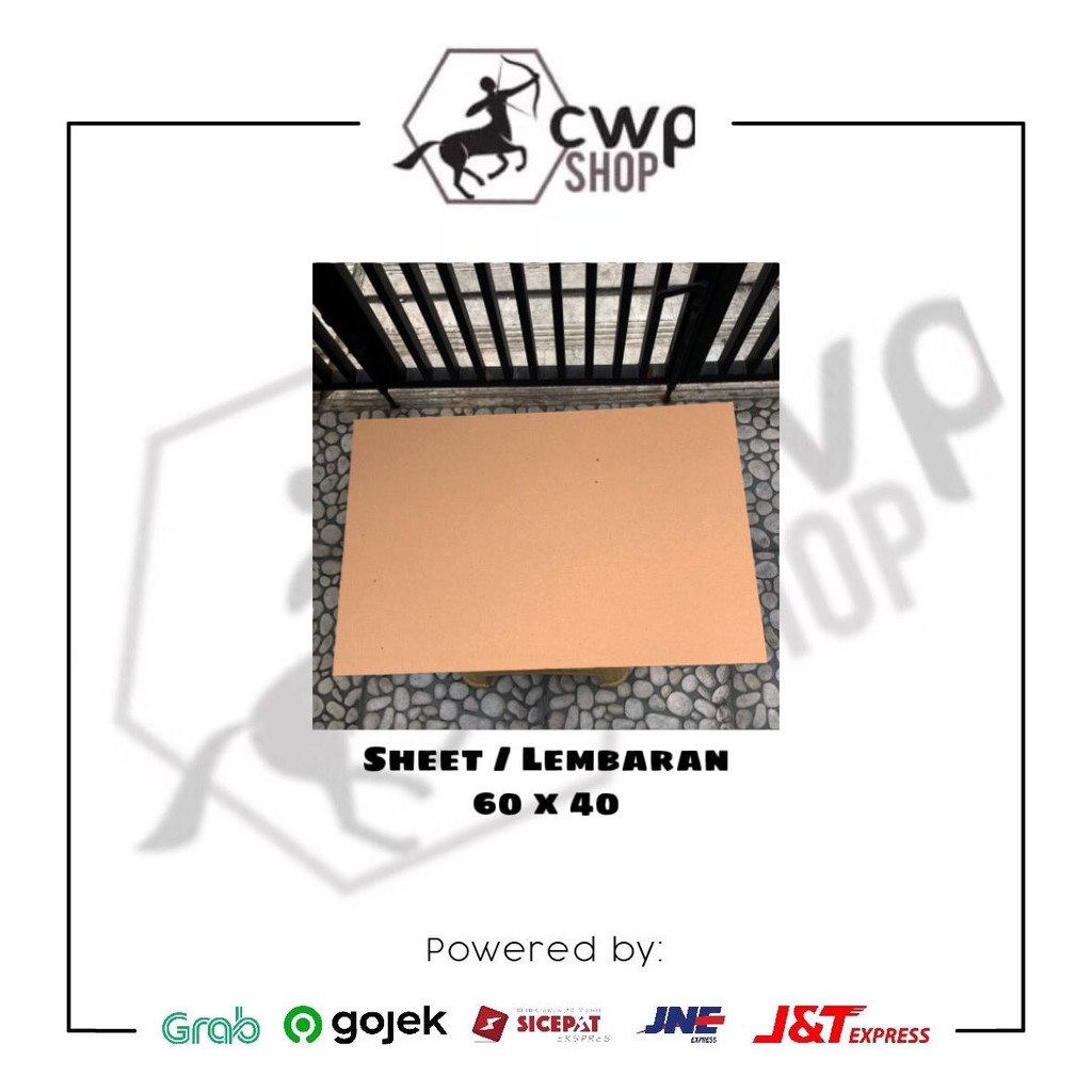 

KARTON KARDUS LEMBARAN UK60X40 SINGLE WALL POLOS DAN BARU