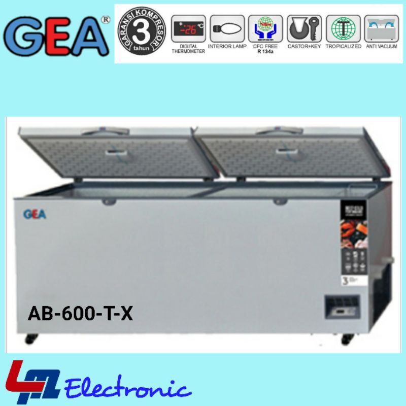 GEA Chest Freezer 600 Liter AB600TX / AB 600 TX