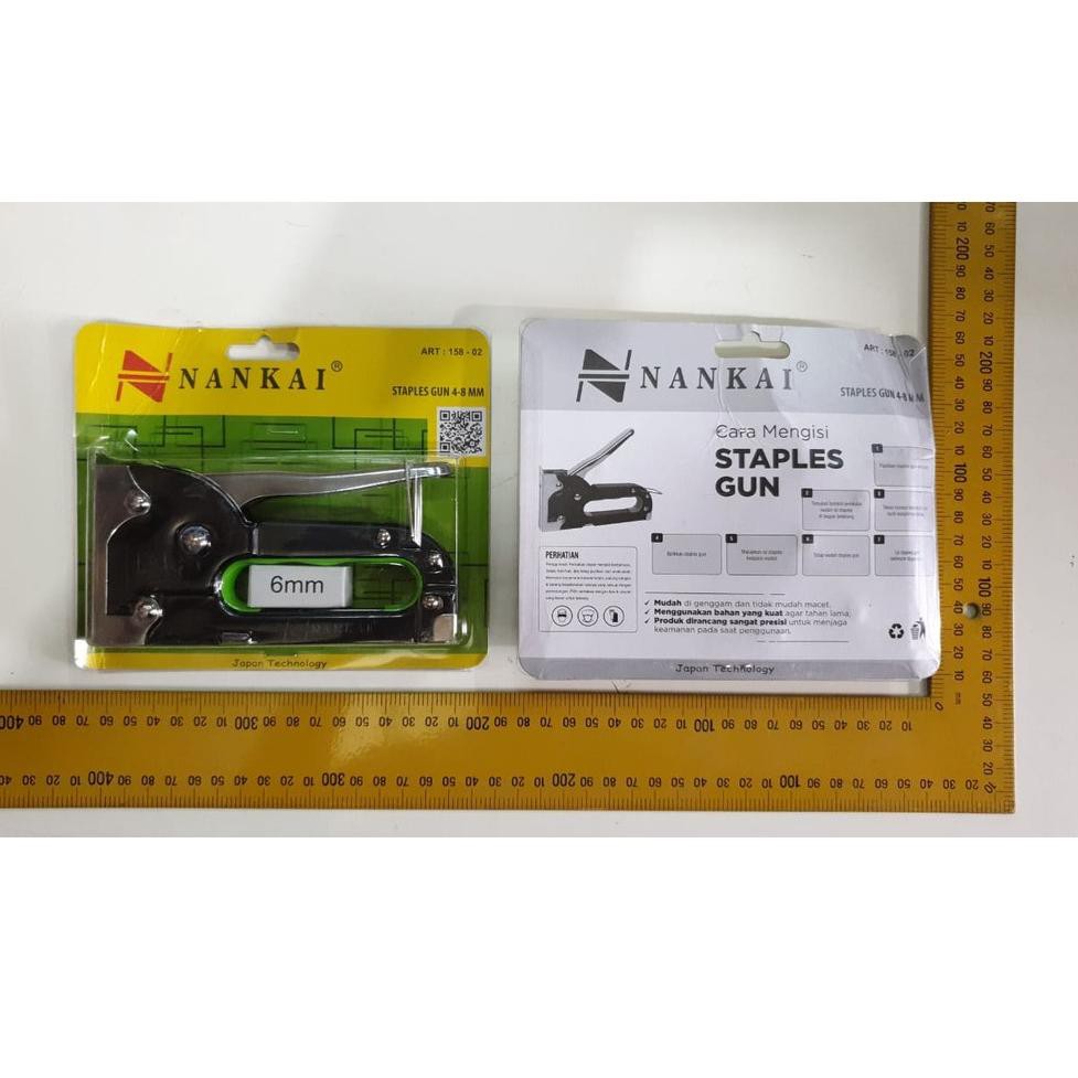 

『Launching』 PRO NANKAI Staple Staples Steples Gun Tembak Jok Kulit Tacker 4 6 8mm