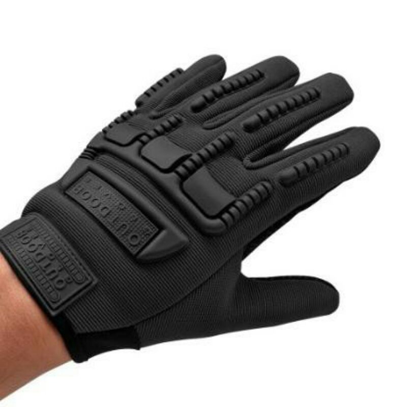 Sarung Tangan Tactical/Sarung Tangan Motor Serat Gloves Full Finger