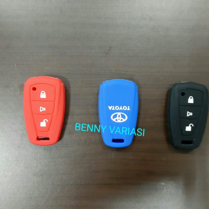 Sarung Remote Mobil Toyota Agya Ayla Silicone kunci Kondom Remote