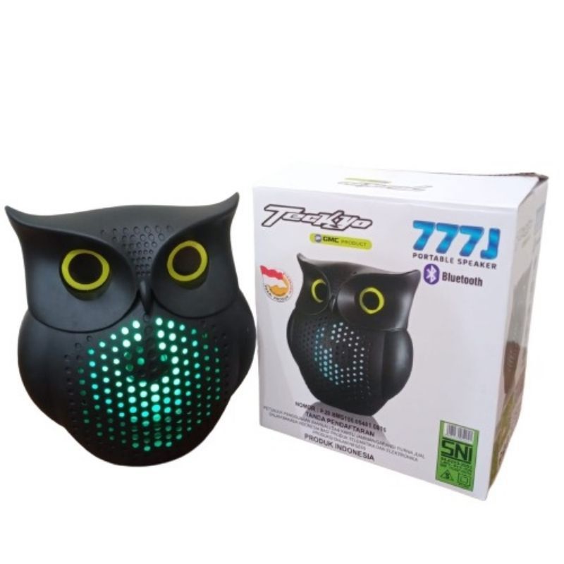 Speaker Bluetooth GMC TECKYO 777j Burung Hantu Super Bass