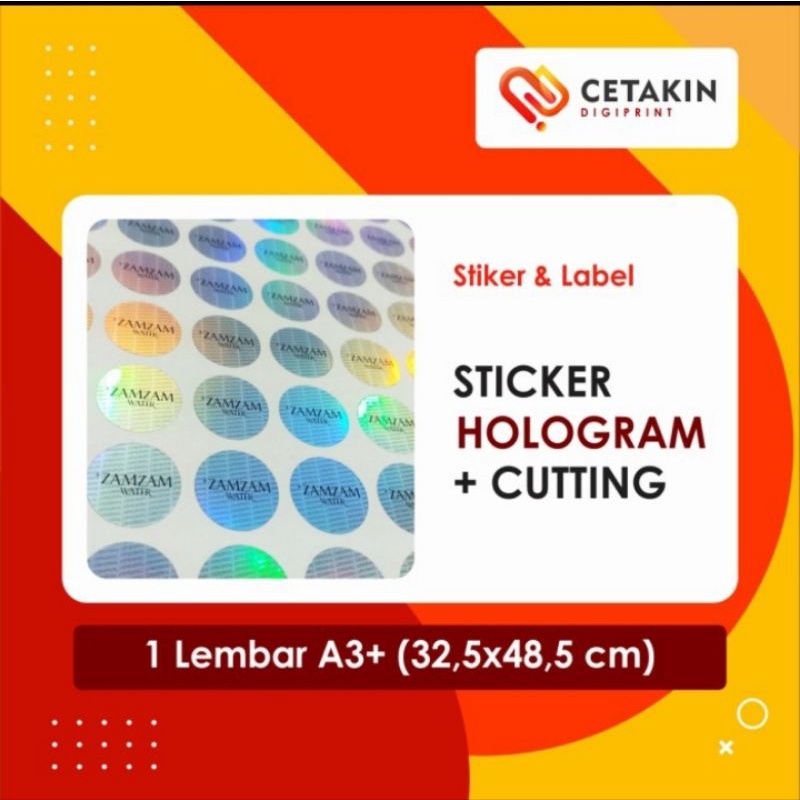 Jual Cetak Sticker Hologram + Cutting | Shopee Indonesia