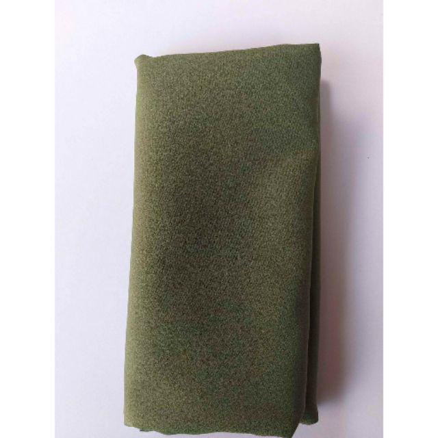 Pashmina diamond strech pasmina sabyan 150x75-deep army