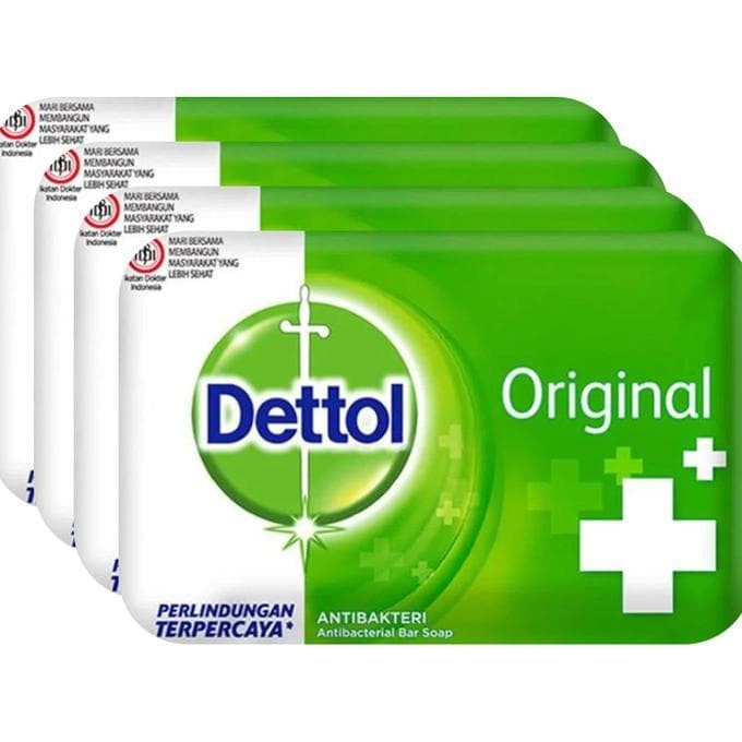 

Dettol Original Sabun Batang Antibakteri 65 gr 4 pcs