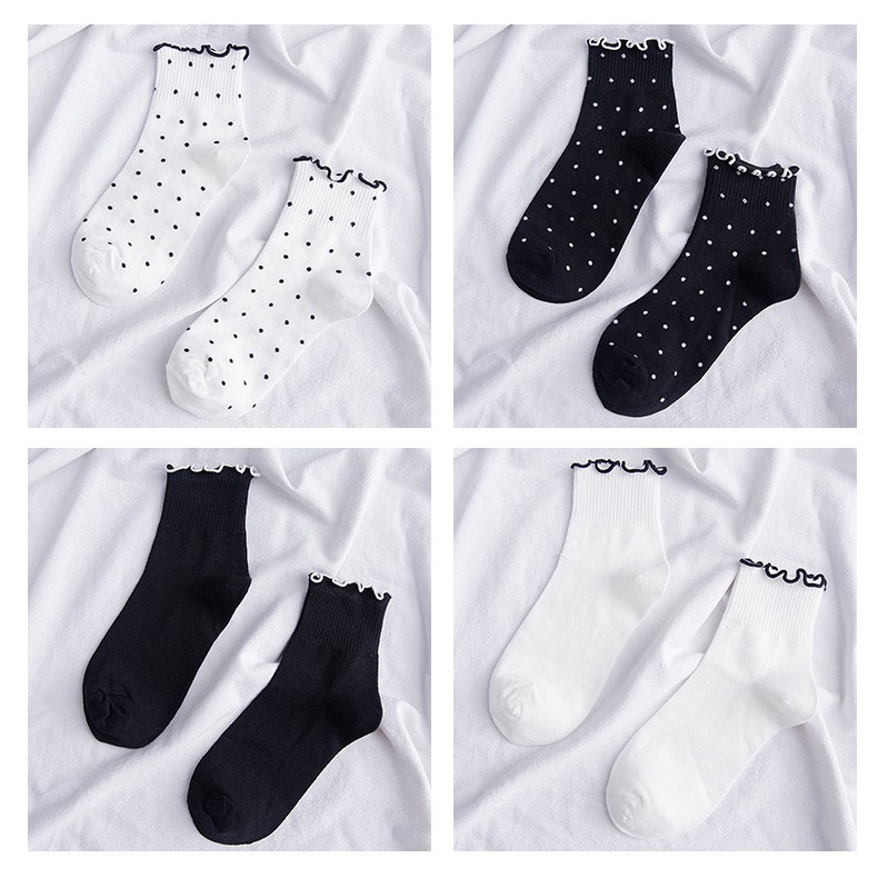 KK-01 kaos kaki pendek lolita renda fashion jepang korea daily socks