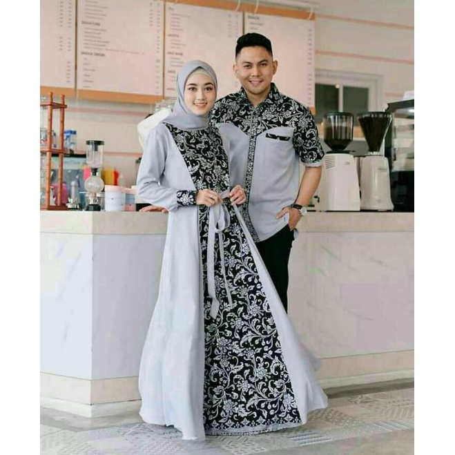 Couple  sarimbit batik /  couple  batik prada kombinasi.