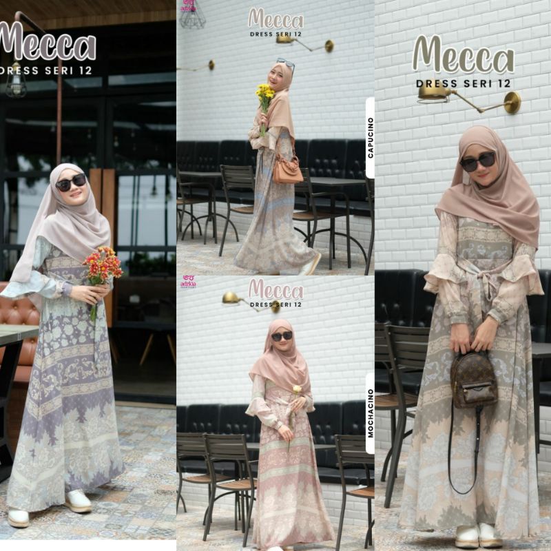 gamis Mecca seri 12 tanpa Khimar by Adzkia hijab