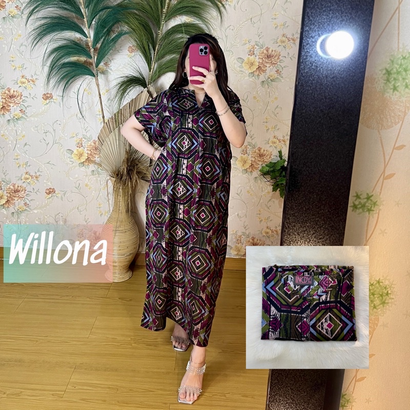 PART1 NCDY HOMEWEAR DASTER PANJANG SEMATA KAKI LD 130cm BUSUI FRIENDLY JUMBO-Willona