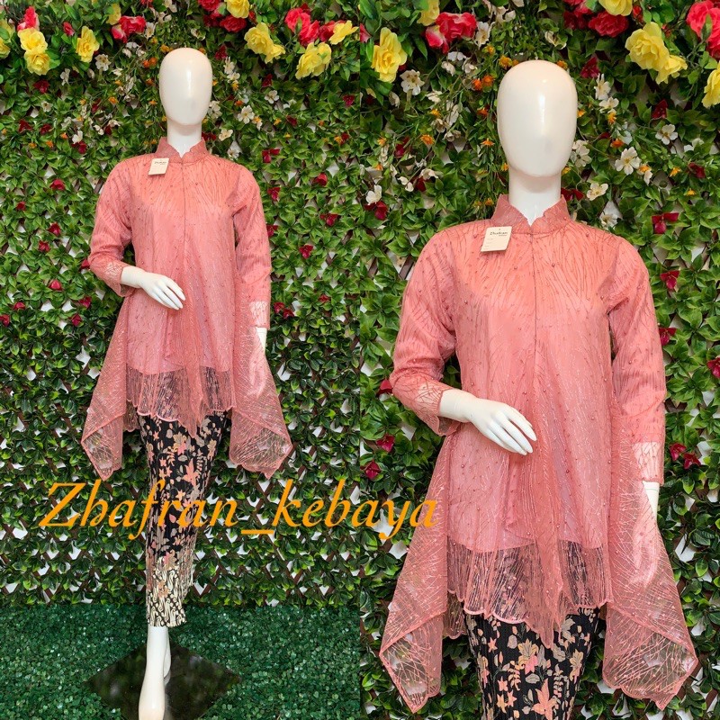 Kebaya Busui Kebaya Tunik Bahan Tulle Favorite Shopee Kebaya Busui Kebaya Tunik Bahan Tulle Favorite Shopee