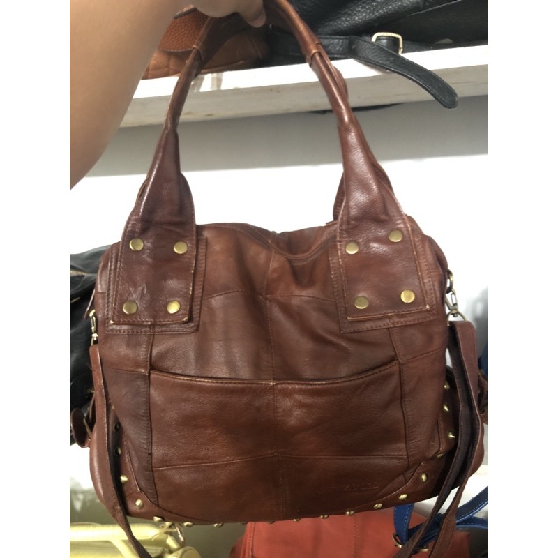 PL Tas Coklat Kulit Mantul Brand KYLIE ORIGINAL
