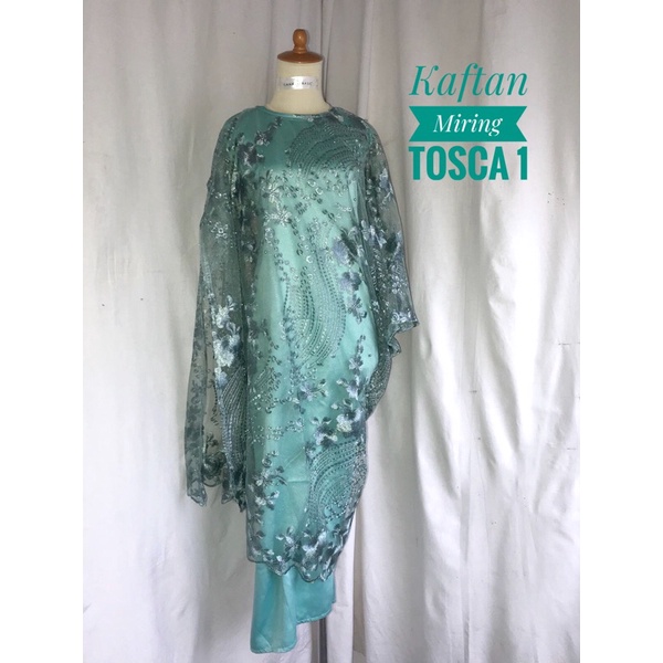 Raline Kaftan Asimetris - Kaftan Miring Set