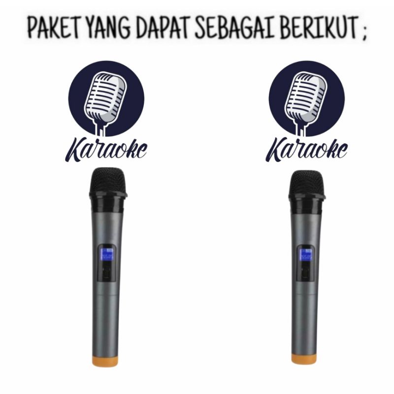 Paket Sound Mini 3R 4 Inch , 2 Mic Wireless Amplifier Karaoke Smart Tv Di Youtube