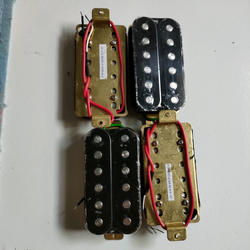 sepasang pickup gitar elektrik spul gitar PTP HH ibanez