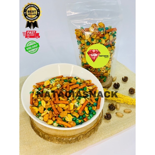 

[EKONOMIS][250 GR] KACANG CAMPUR MEDAN ENAK RENYAH NATACIASNACK NATACIA SNACK KACANG CAMPUR CAMPUR ENAK