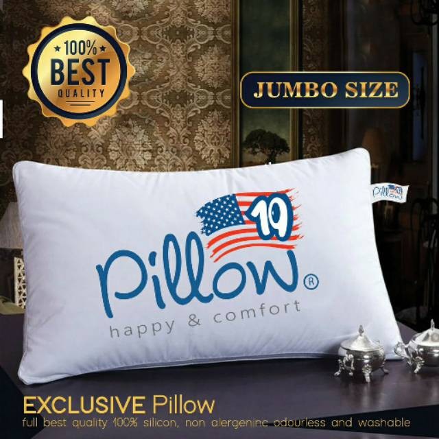 Bantal Tidur Silikon 40 x 60 cm Standar Hotel USA