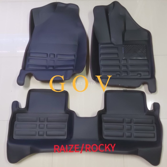 Karpet Dasar Mobil / Floor Mat 5D Import Toyota Raize / Rocky