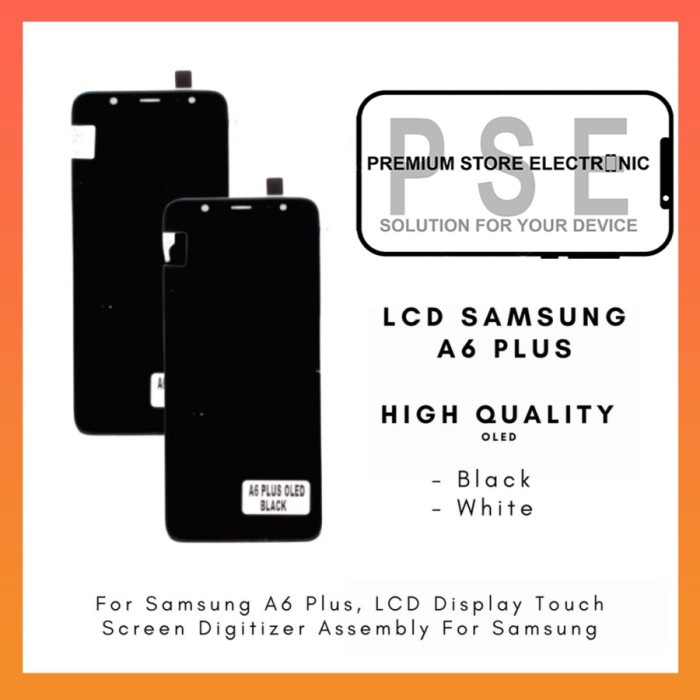 LCD Samsung A6 Plus A605 2018 ORIGINAL OLED Fullset Touchscreen