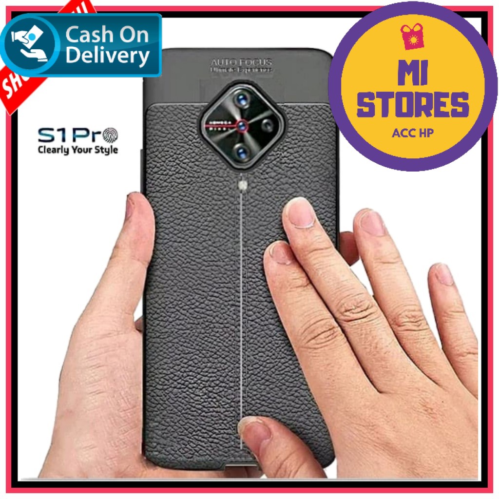 Case Vivo S1 Pro Auto Focus Leather Premium Softcase Softcase