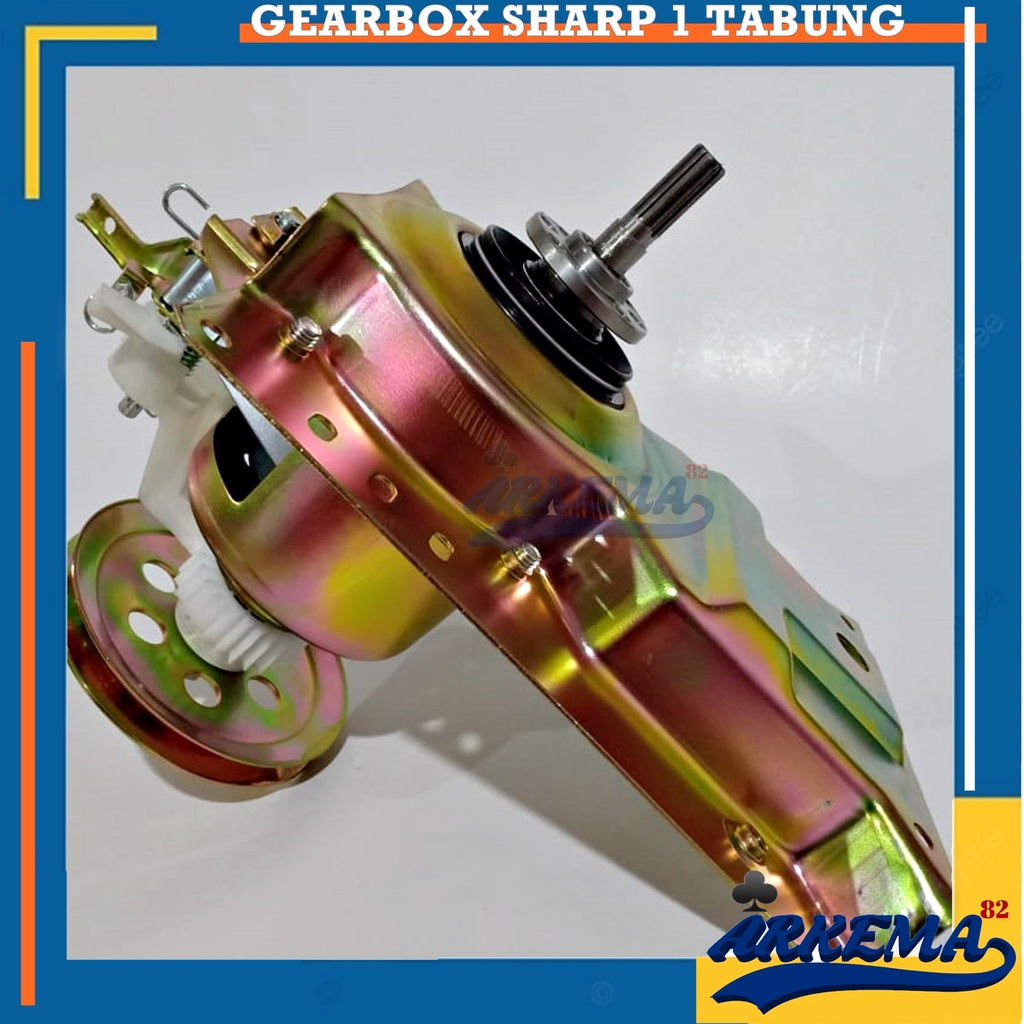 GEAR BOX MESIN CUCI SHARP 1 TABUNG OTOMATIS | GIRBOK SHARP 1 TABUNG | GEARBOX SHARP 1 TABUNG MODEL PENDEK