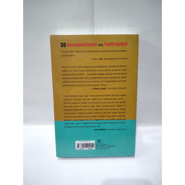 (ORIGINAL) BUKU 30 KETRAMPILAN ESENSIAL UNTUK PENELITIAN KUALITATIF JHON CRESWELL