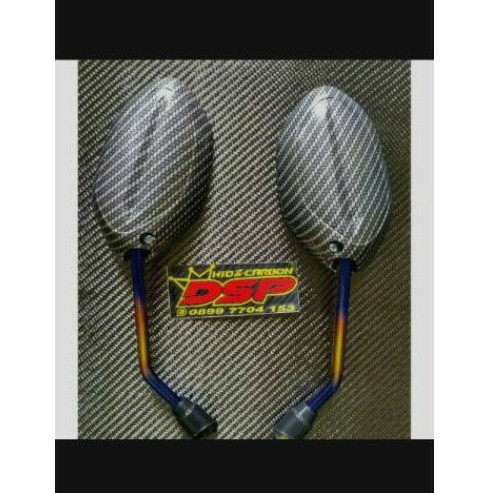 Spion Twotone Carbon Karbon Yamaha Mio Smile Soul GT125 Mio J Mio M3 Mio S Mio Z