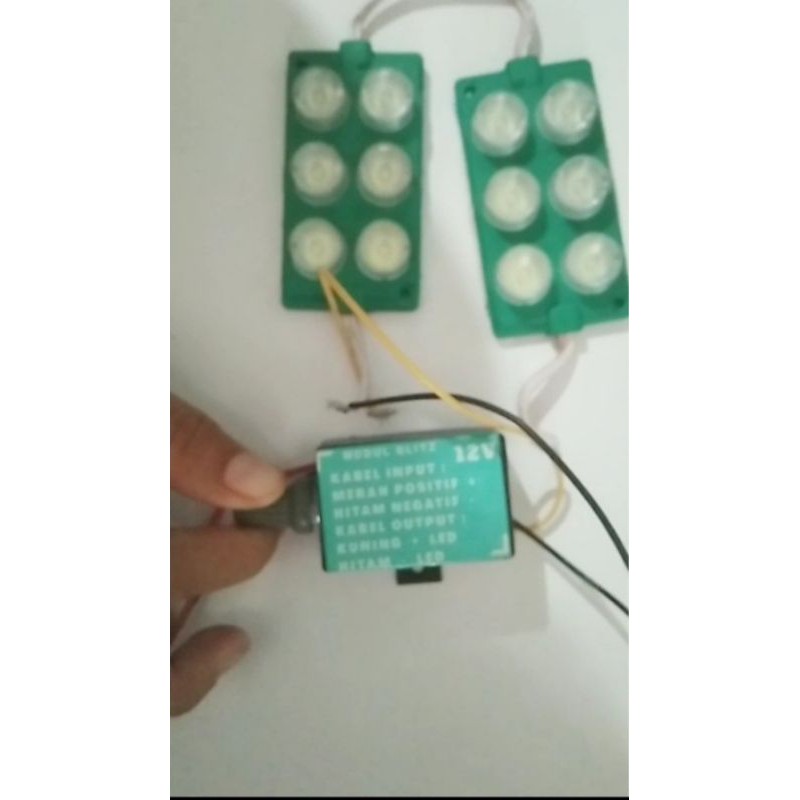 MODUL BLITZ SETELAN PESAWAT 12VOLT Kedip
