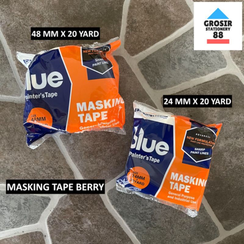 

Masking Tape Isolasi Kertas Berry