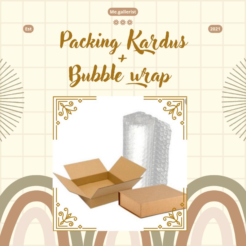 

✨Me.gallerist || SEFTY PAKET | Tambahan Kardus | KARDUS PACKING BUKET