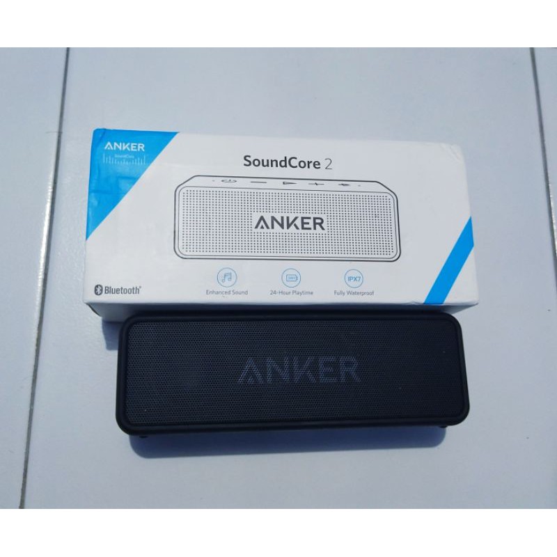 ANKER SOUNDCORE 2 BLUETOOTH 5.0 WATERPROOF IPX7 SPEAKER