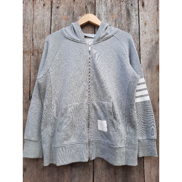 zip hoodie thom browne size M second preloved