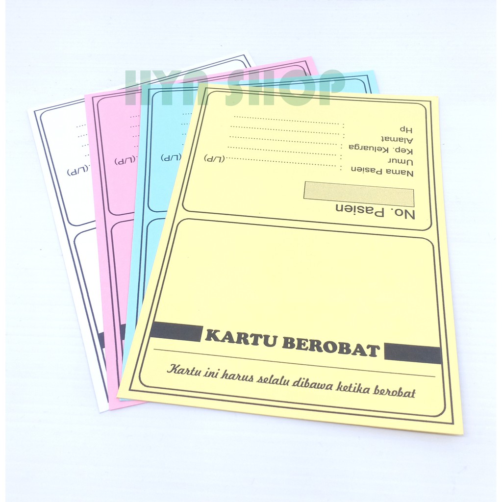 

KARTU BEROBAT PASIEN custom NAMA