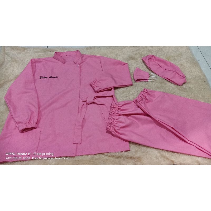 BAJU + CELANA OKA BAJU JAGA ( PERAWAT , BIDAN, NAKES DLL) BISA PEREMPUAN &amp; LAKI- LAKI