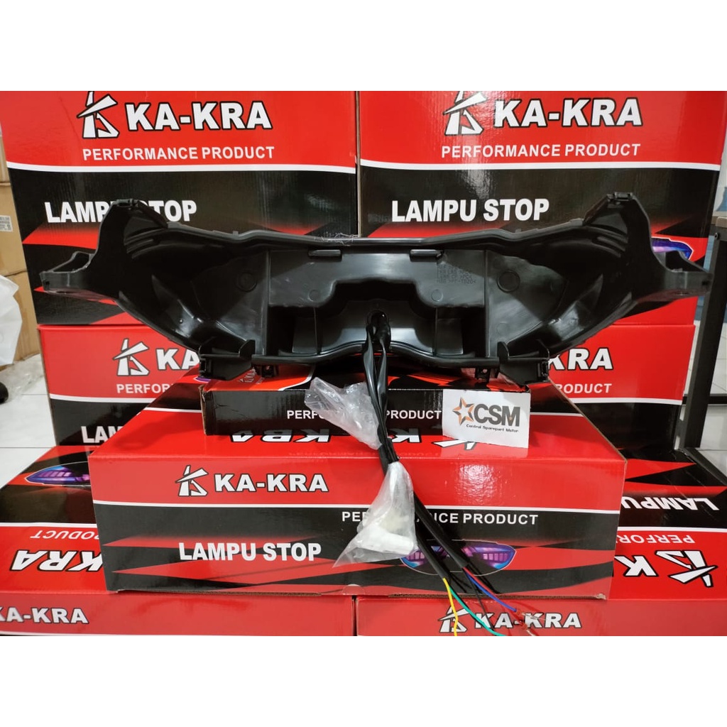 Lampu Stop Belakang LED Variasi Nmax 2020 2021 New Sen Kuning Running Senja Biru Stop Merah Ka-kra