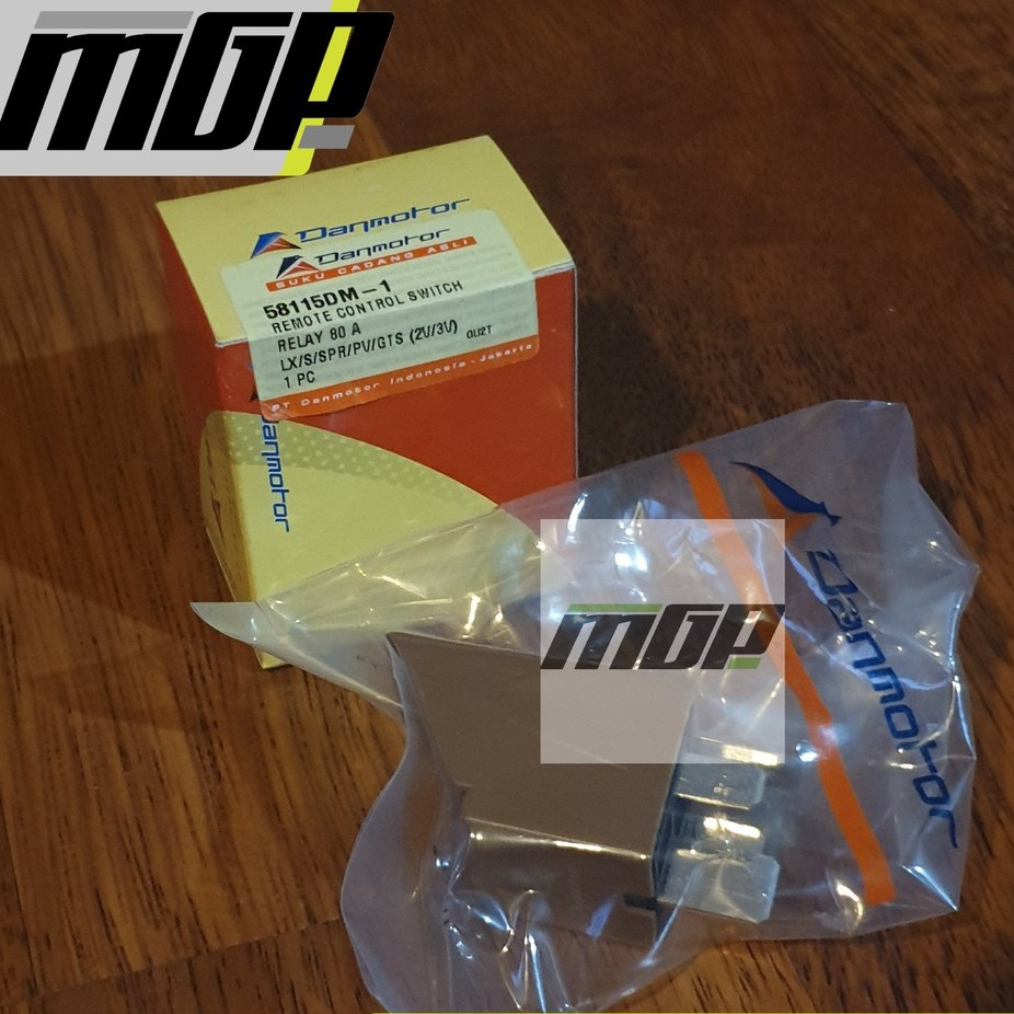RELAY STATER STARTER 80A REMOTE CONTROL SWITCH VESPA SPRINT PRIMAVERA GTS PIAGGIO MATIC LIBERTY ZIP 3V 2V DANMOTOR ORIGINAL 58115DM-1-1