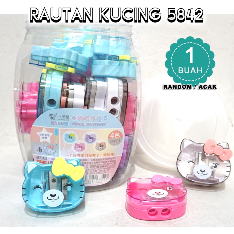 

RAUTAN Fancy KUCING 5842 - random acak - satuan - Serutan KUCING 5842