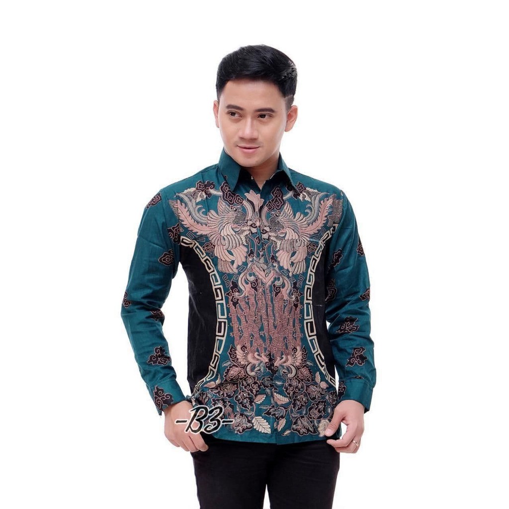 KEMEJA BATIK PRIA LENGAN PANJANG SIZE M L XL XXL PROMO BIG SALE TERMURAH DI SHOPEE